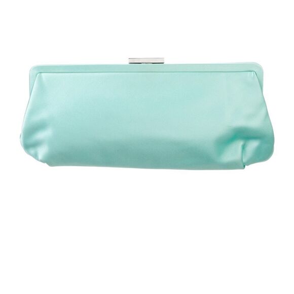 Tiffany & Co Satin Holly Clutch - Blue - Picture 2 of 16
